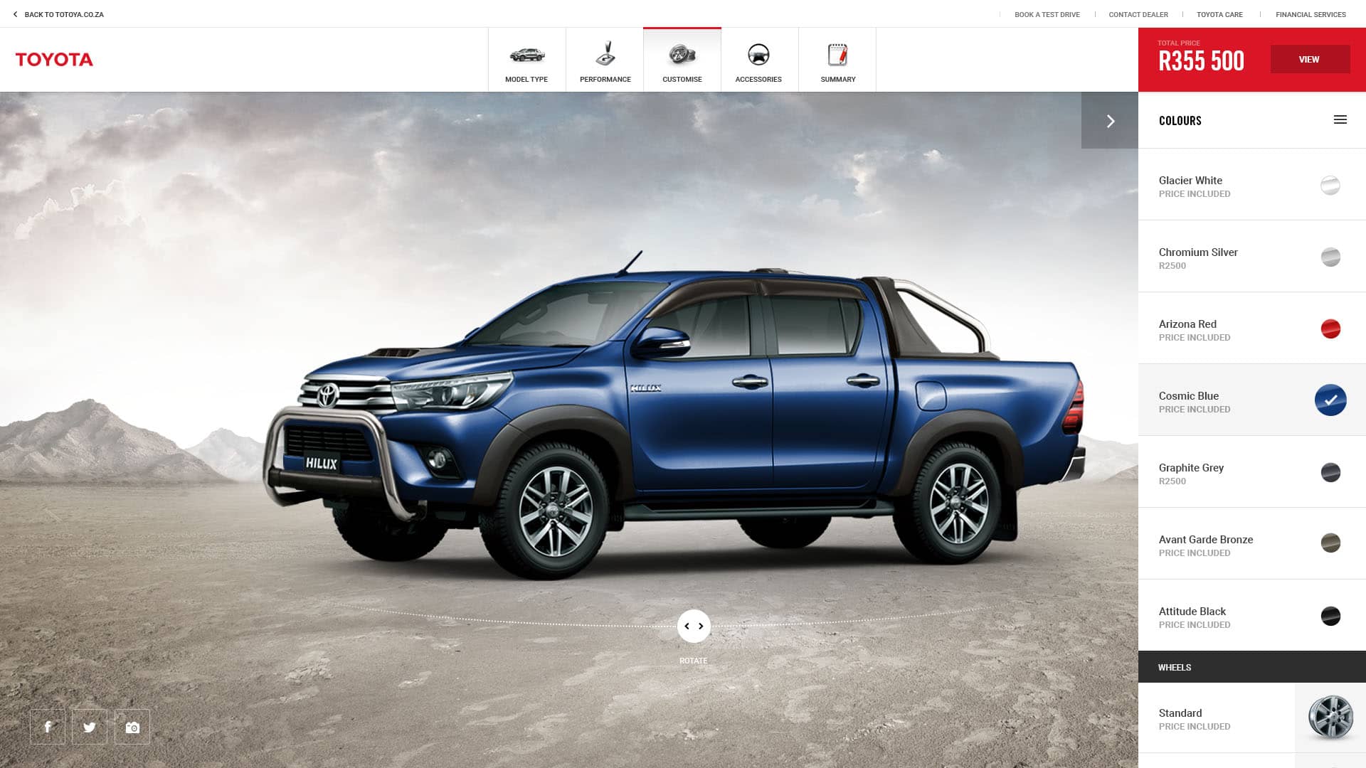 Interactive Car Customisation Tool